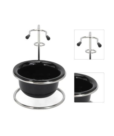 Beard Foam Mixing Bowl & Portable Shaving Brush Stand | Durable Barber Shop Essential - Buy Online on GoSupps.com