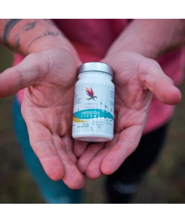 BIO PACK Carnium Botanicals Unibiotic Strong Probiotic capsules with 15 cultures complex Microbiome capsules glutenfree & vegan 30 capsules - Buy Online on GoSupps.com