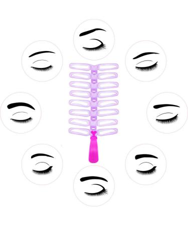 24Pcs Eyebrow Stencils Kit - 8 Styles | Reusable Eyebrow Template Set for Beginners | Makeup Tool - Buy Online on GoSupps.com