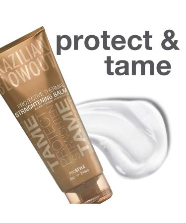 Brazilian Blowout Protective Thermal Straightening Balm 8 Fl Oz - Heat Protectant Hair Treatment - Buy Online on GoSupps.com