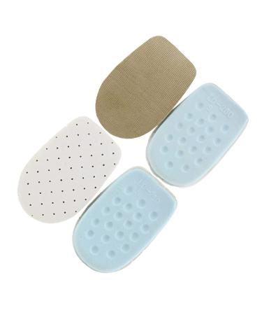 Healifty 2 Pairs Inner Height Increasing Insole Sole Insoles Half Insole Silicone Insoles Lift Height Insoles Latex Increase Insole Inner Heightening Shoe Pad Shoe Pads Internal Heightening As Shown 9X5X1.2cm