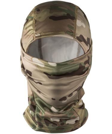 OneTigris Balaclava Face Mask Men, Women's Full Head Wrap Motorcycle Cooling Neck Gaiter Tactical Hood for Hiking Cycling Large Camo