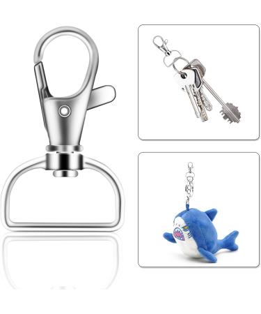 40PCS Premium 1 Inch Silver Swivel Snap Hooks for Lanyard & Sewing Projects - Buy Online on GoSupps.com
