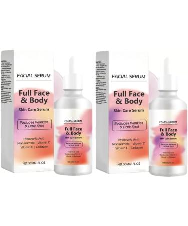 Finones Skin Vitamin Serum For Face And Body To Reduce The Appearance Of Wrinkles And Dark Spots Hydrates And Moisturizes 2 Pieces