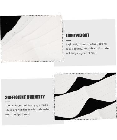 FRCOLOR 30 Sheets Eye Mask Care Supply Papers Lip Films Care Accessory Disposable Lip Eye Supply Eye Pads Stye Eye Drops Grey Curly Wig White Non-woven Fabric Breathable Invisible Sticker - Buy Online on GoSupps.com