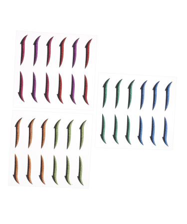 18 Pairs Anti Sweat Eyeliner Instant Eyeliner Stickers Makeup Tape Double Sided Eyelid Tape Blue Eyeshadow Green Duct Tape Blue Glitter Eyeshadow Mens Stickers Man Make up Adhesive