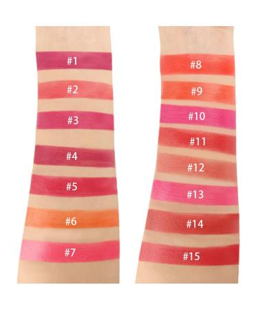 Kaely 15 Colors Lipstick Palette - Long Lasting Matte Lip Gloss for Women | Waterproof Halloween Makeup | Vibrant 24-Hour Lip Stain - Buy Online on GoSupps.com