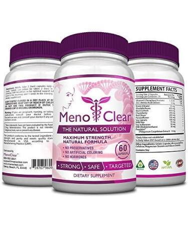 Menoclear Day + Night Menopause Supplement - 3 Day and 3 Night Bottles - Hot Flash & Mood Swing Relief - Natural 6 Piece Set - Buy Online on GoSupps.com