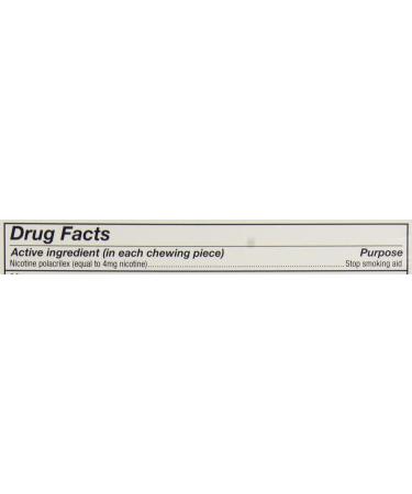 Nicorette 4mg White Ice Mint Nicotine Gum - 100 ct | OTC Stop Smoking Aid - Buy Online on GoSupps.com