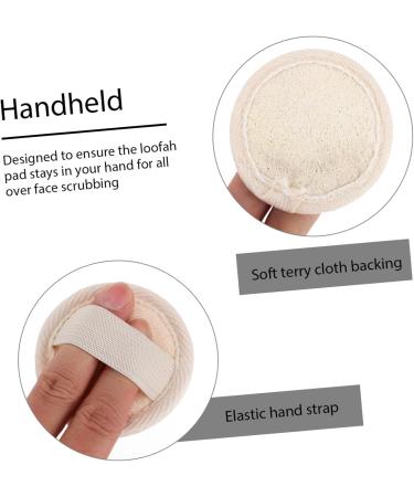 FRCOLOR 2 Sets Loofah Face Wash Powder Puffs - Natural Makeup Remover & Facial Cleaning Pad Beauty Kit | Eco-Friendly Sponge Puff & Accessories - Buy Online on GoSupps.com