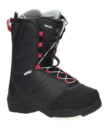 Nitro Snowboards Women's FLORA TLS '20 All Mountain Freestyle Quick Lacing System Cheap Boot Snowboard Boot 23 Black