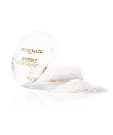 Dermacol Transparent Fixing Powder White 13 g White / Grey / Black