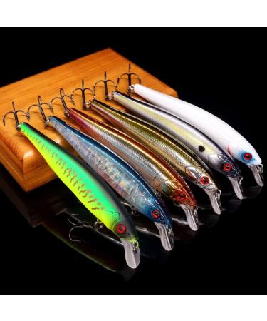 6-Piece Jerkbait Kit for Bass Fishing - 110mm Minnow Lure, Suspending Jerk Baits Fishing Lures - Buy Online on GoSupps.com