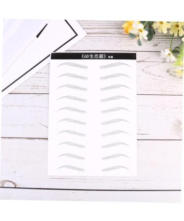 Ipetboom 6 Sheets Pairs Eyebrow Makeup Supplies Artificial Eyebrow Patch Eyebrow Stickers 6d Makeup Tools - Buy Online on GoSupps.com
