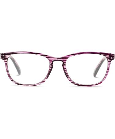 Foster Grant Women's Elana Bifocal Blue Light Reading Glasses - Purple 53mm - Stylish & Comfortable International Shipping Available - Buy Online on GoSupps.com