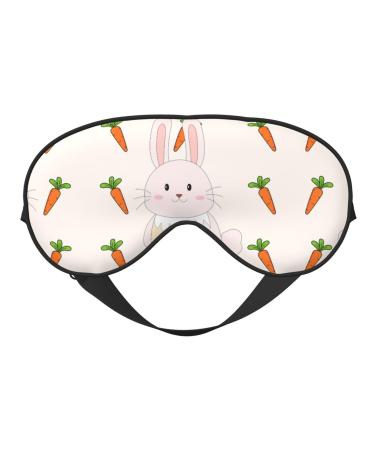 Smiling Rabbit Eye mask Soft Elastic and Adjustable Nighttime Comfort Sleeping mask Suitable for Both Men and Women