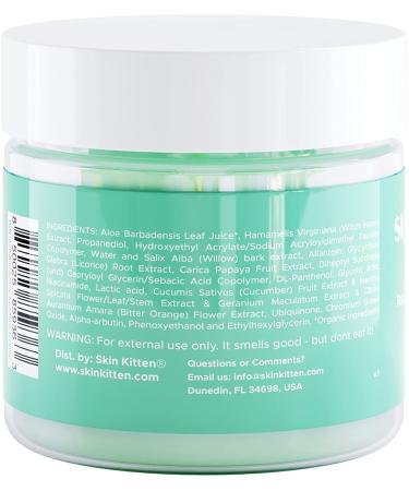 Skin Kitten Moisturizing After Shave Gel for Women - Razor Bump Treatment with Aloe Vera & Cucumber - Dark Spot Corrector - 2.5oz - Buy Online on GoSupps.com