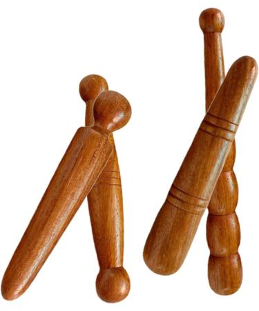 Healeved 16-Piece Wooden Foot Massage Tool Set | Acupuncture Point Rods & Sole Massagers for Ultimate Relaxation - Buy Online on GoSupps.com