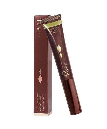 Liquid Contours | Long Lasting Contours Stick with Cushion Applicator Smooth Natural Matte Finish Super Silky Cream Contours Face Makeup Stick Muflydo 03