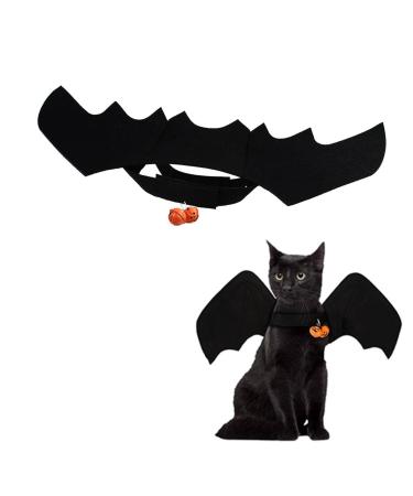 Halloween Pet Bat Wings Cat Halloween Costume Cat Costume Cute Cat Halloween Bat Wings Adjustable Pet Costumes Pet Halloween Bat Wings Costume for Cat Dog Bat Costume.