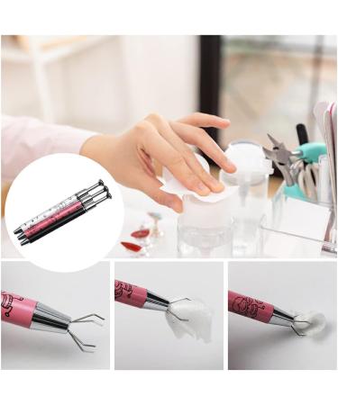 BOKIOESDE Manicure Save Cotton Claw Professional Simple Home Salon Using Manicuring Tools Nail Stamping Tool Saver Holder White - Buy Online on GoSupps.com