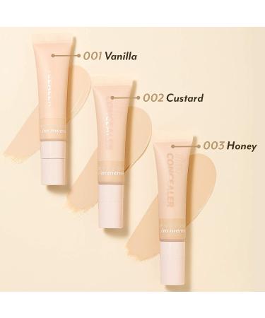 I'm Concealer - 2-in-1 Liquid Concealer with Dual Applicator | Lightweight, Moisturizing, High-Coverage | Non-Creasing Formula | 002 Custard, 0.35 Oz - Buy Online on GoSupps.com