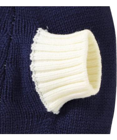 Warm Dog Hooded Sweater for Small Dogs - Thick Winter Hoodie (Marineblau-XL) | Cozy Puppy Clothing - Buy Online on GoSupps.com
