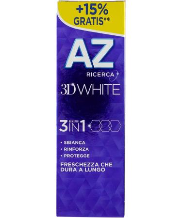 Shop AZ 3D White & Cool Toothpaste 75ml - Brighten Your Smile | Fast International Shipping - Buy Online on GoSupps.com