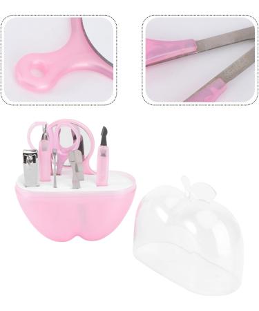 Ipetboom Camping Accessory Stainless Steel Nail Kit Hair Double Bun Nail Trimmer Deer Antler Headband Adult Mirroraid The Mirror 8 in 1 Mirrors Nail Clipper Kit Nail Scissors Manicure medium Pink - Buy Online on GoSupps.com