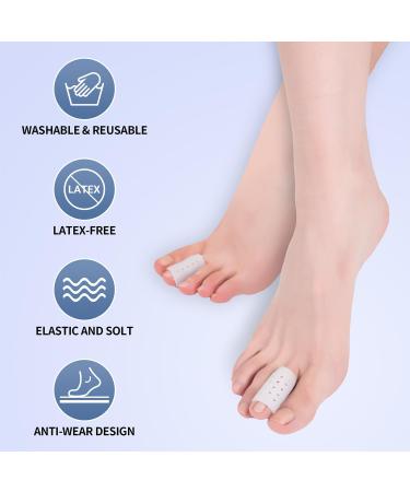 Toe Sleeve Gel - 10 Pcs Breathable Toe Protectors for Ingrown Toenails Corns & Blisters Relief - Buy Online on GoSupps.com