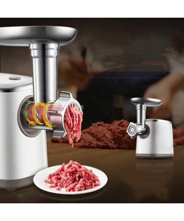 YJ Electric Meat Grinder - Heavy-Duty Stainless Steel Food Grinder with 2 Discs & Sausage Making Kit - Ideal for Ground Meat Vegetables & Garlic - Buy Online on GoSupps.com