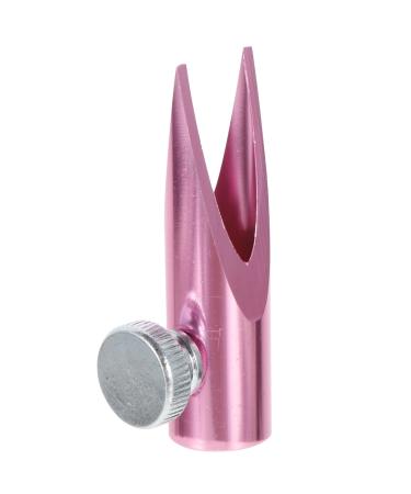 Housoutil Crayon Sharpener Eyebrow Sharpening Tool Aluminum Alloy Metal Student Eye Pencil Sharpener Pink 4.5x2cm