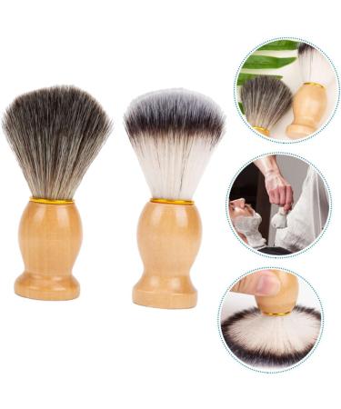 Ipetboom 2-Piece Shaving Brush Set - Mini Cleaning Trimmer for Men's Beard Care & Hairdressing Accessories - Buy Online on GoSupps.com
