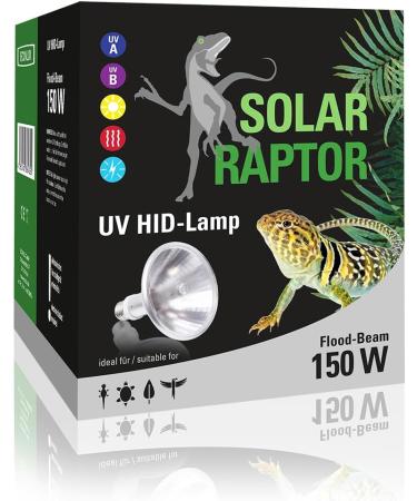 Buy Solar Raptor HID UV-Lamp 150W - Metal Halide Heat & UV Lamp for Terrariums | International Shipping - Buy Online on GoSupps.com