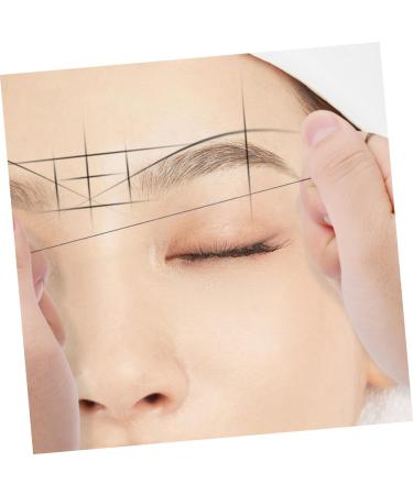 Housoutil 1box Salon Locating Drawing Ruler Mapping Ink Auxiliary Supplies Rulers Practical Makeup 6x4.5cm White - Buy Online on GoSupps.com