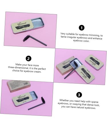 NOLITOY 1 Set Eyebrow Soap Styling Gel Wax Brow Lamination Kit Cosmetic Supplies Colorless Mascara Woman 1 count (Pack of 1) Assorted Color - Buy Online on GoSupps.com