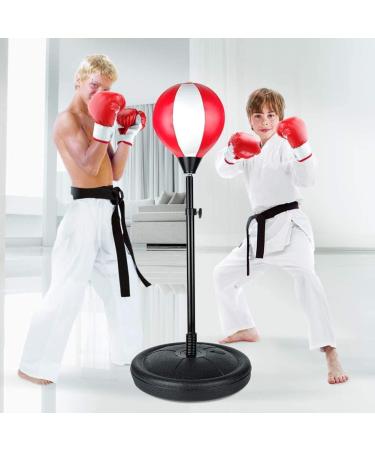 KMUYSL Punching Bag Set for Boys Ages 3-8 | Adjustable Height Kids Boxing Toy with Gloves | Ideal Xmas Birthday Gift - Buy Online on GoSupps.com