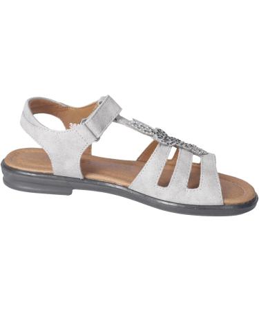 Buy RICOSTA Girls Strappy Sandals AMIRA - Medium WMS 32 EU Grey | Perfect Children Sandals for International Shipping - Buy Online on GoSupps.com