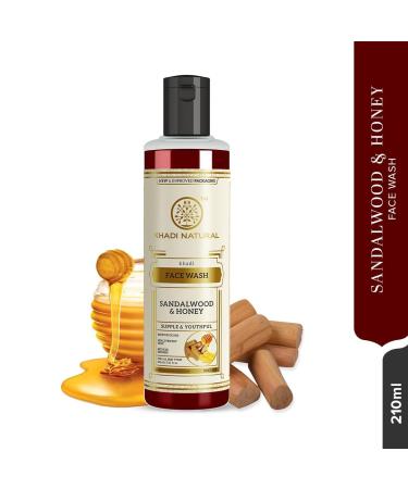 Khadii Natural Sandalwood & Honey Face Wash | Scars & Blemishes Solution | Healthy Skin for All Skin Types (210 ml) - Shop Internationally - Buy Online on GoSupps.com