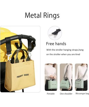 SONARIN Lightweight Small Baby Nappy Changing Shoulder Bag - Large Capacity Waterproof Diaper Bag for Short Trips - Buy Online on GoSupps.com