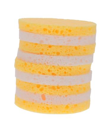 NOLITOY 100pcs Face Wash Body Scrub Sponge Make up Powder Puff Beauty Skincare Tool Cellulose Sponge Pads Face Cleaning Puff Facial Wood Pulp Cotton Makeup Remover Face Pad Girl