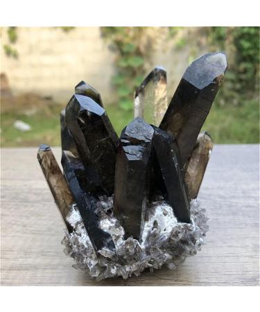 for 400G+Natural Smoky Quartz Quartz Cluster Crystal Clear Quartz Point Specimen Degaussing Decor Collection Stone Mineral Specimen - Buy Online on GoSupps.com