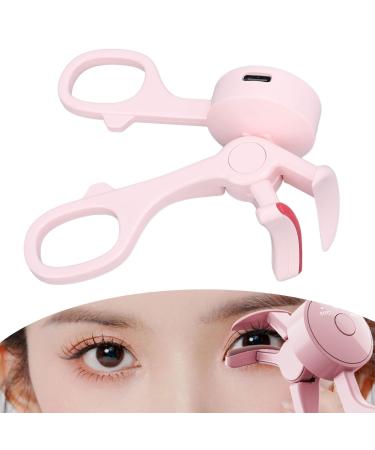 Electric Heated Eyelash Applicator Heated Eyelash Curler Portable Temperature Controlled Non Pinching Rechargeable Heated Eyelash Curler for Home Travel