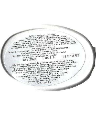  G n rique Anis de Flavigny Authentic aniseed candies in a 50g oval tin Coffee | Tradition & Artisanal Pleasure - Buy Online on GoSupps.com