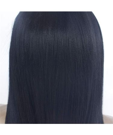 High Temperature Silk Black Lace Front Wig for Women - Long Straight Hair Set - Buy Online on GoSupps.com