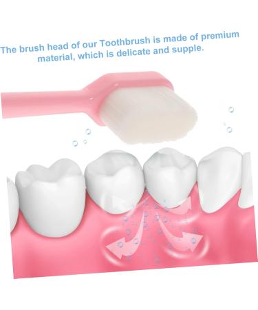 Coophya 4 Soft Travel Toothbrush | Gentle Bristles for Adults & Kids | Peppermint Bonbon Flavor | Manual Toothbrush (1 Pack) - Buy Online on GoSupps.com