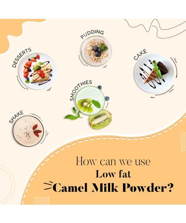HyE Foods Low Fat Camel Milk Powder 500g - Premium Quality - Buy Online on GoSupps.com