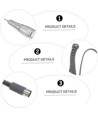 FRCOLOR handle pedicure polishing shape tools white polisher manicure electric electrical nail art pen electric nail drill pen accessories manicure Nail Polisher Handpiece Armor remover medium White - Buy Online on GoSupps.com