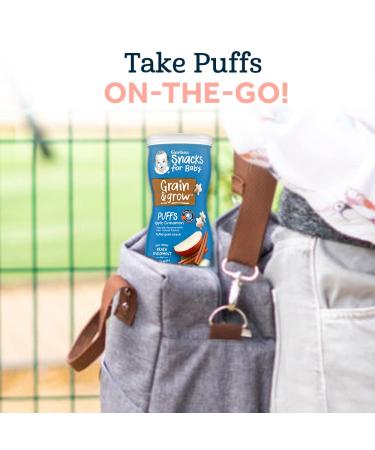 Gerber Baby Snacks Puffs Apple Cinnamon 1.48 Ounce (Pack of 6) - Buy Online on GoSupps.com