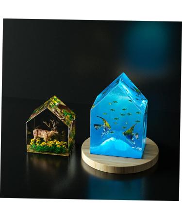 NUOBESTY 6 Pcs House Silicone Mold Silicone Molds Creative House Molds Craft Making Molds Child Unique Whitex3pcs 11.2X8.2X4.6CMx3pcs - Buy Online on GoSupps.com